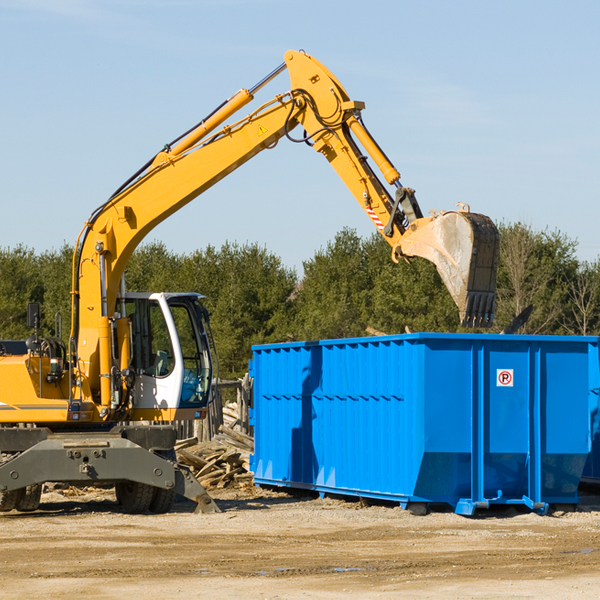 how does a residential dumpster rental service work in Clinton